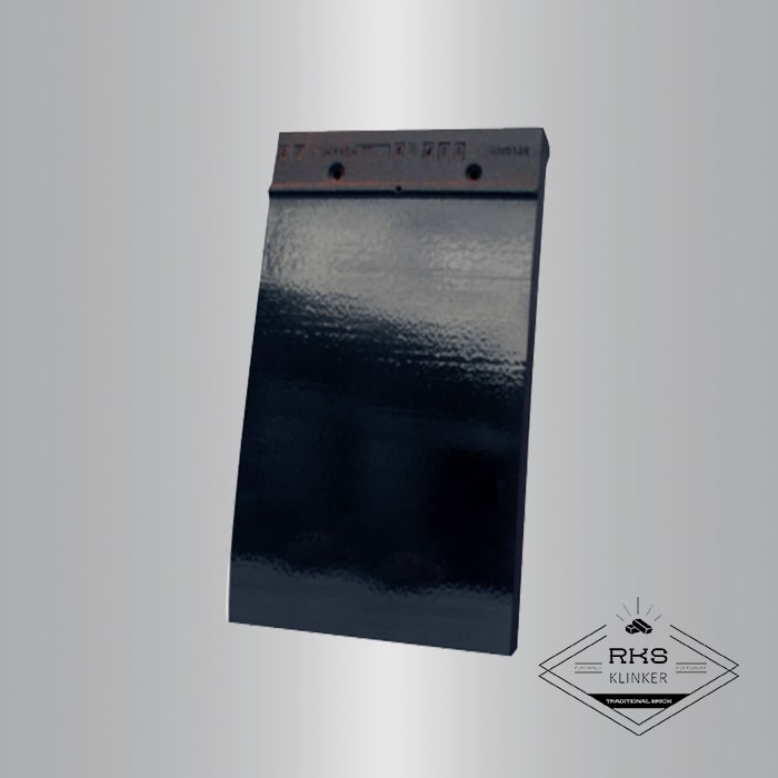 Керамическая черепица Koramic, Plain Tile Smooth, Black Glazed в Старом Осколе